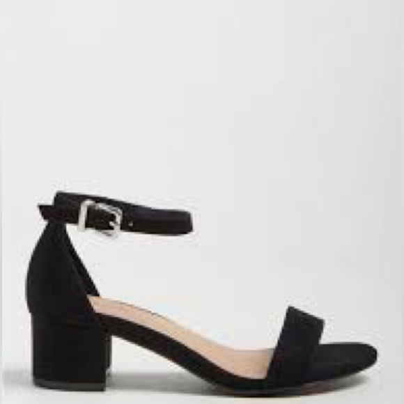 Torrid black ankle strap sandals with block heels women’s size 11W dressy sexy - Picture 1 of 9